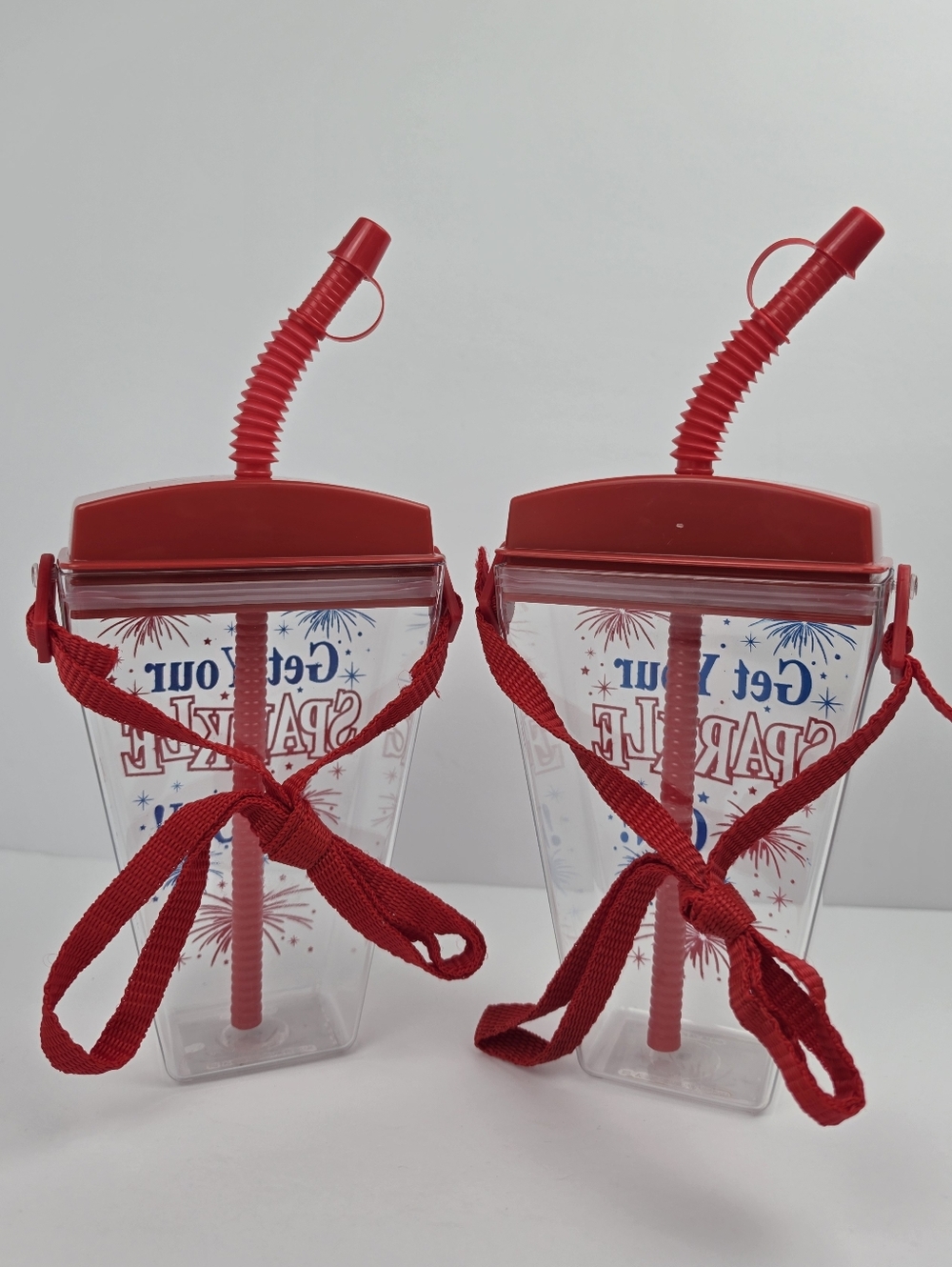 Set of 2 Patriotic 4th of July Tumblers with Straps - Picture 2 of 6